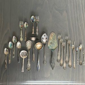 Lot Vintage Sterling Silverware